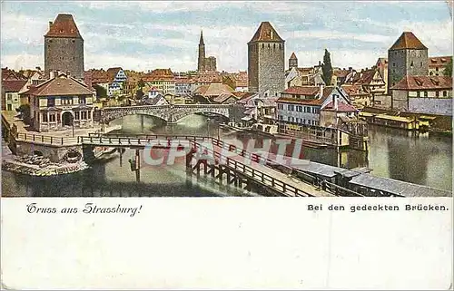 Ansichtskarte AK Gruss aus Strassburg