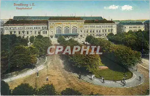 Ansichtskarte AK StraBburg Haupthahnhof