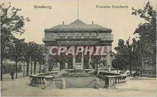 Ansichtskarte AK Strasbourg Fontaine Reinhardt