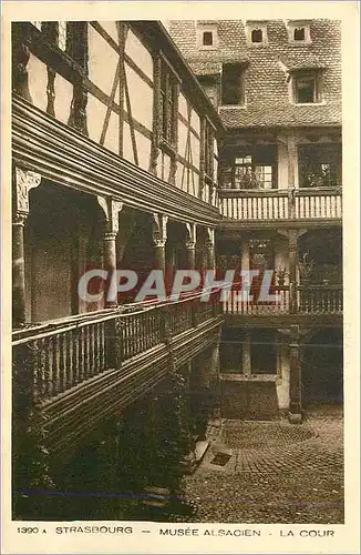 Cartes postales Strasbourg Musee Alsacien la Cour