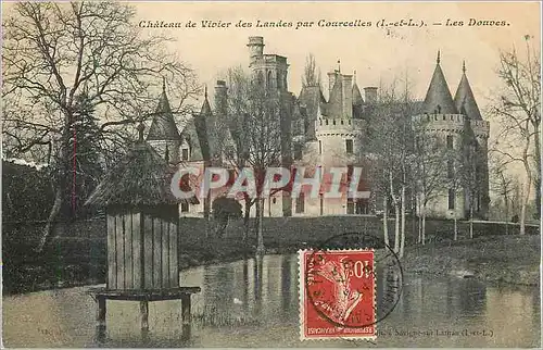 Cartes postales Chateau de Vivier des Landes par Courcelles (I et L) les Douves