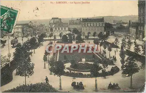 Ansichtskarte AK Limoges le Square Jourdan