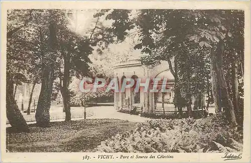 Cartes postales Vichy Parc et Source des Celestins
