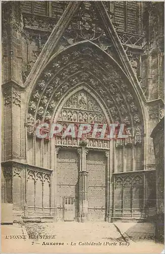 Cartes postales Auxerre la Cathedrale (Porte Sud)