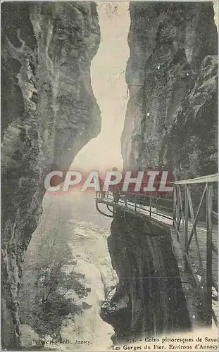 Ansichtskarte AK Les Gorges du Fier Environs d'Annecy Coins Pittoresques de Savoie