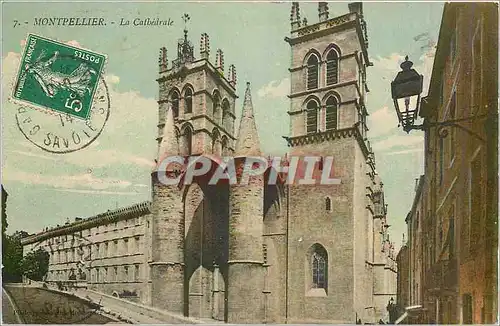 Cartes postales Montpellier la Cathedrale