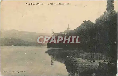 Cartes postales Aix les Bains l'Abbaye d'Hautecombe