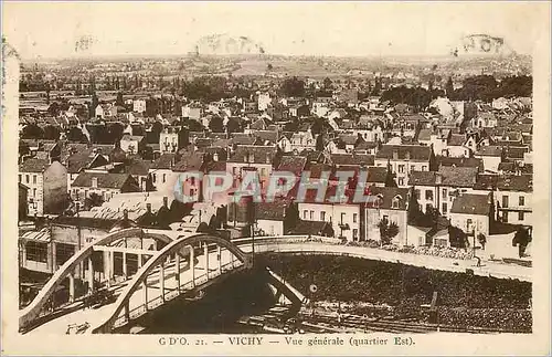 Cartes postales Vichy vue Generale (Quartier Est)