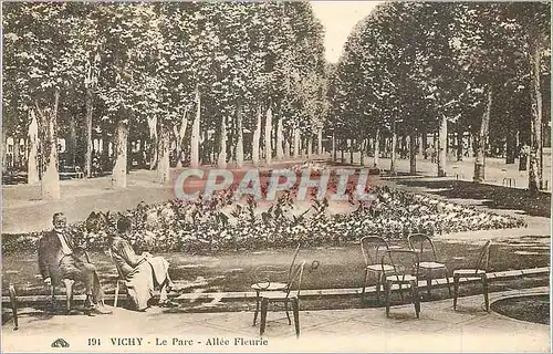 Ansichtskarte AK Vichy le Parc Allee Fleurie