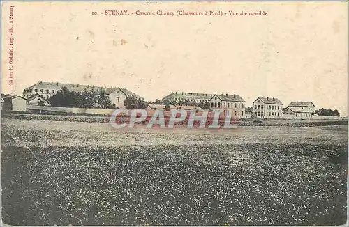 Cartes postales Stenay Caserne Chanzy (Chasseurs a Pied) Militaria