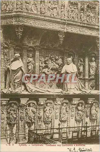 Cartes postales Rouen Cathedrale