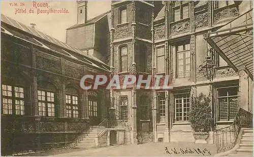 Cartes postales Rouen Hotel du Bourglheroulde