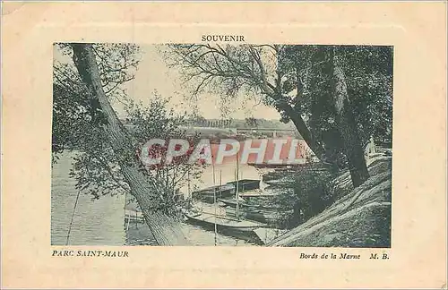 Cartes postales Parc Saint Maur Bords de la Marne