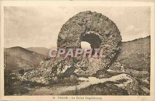 Cartes postales Thann la Ruine Engelsbourg