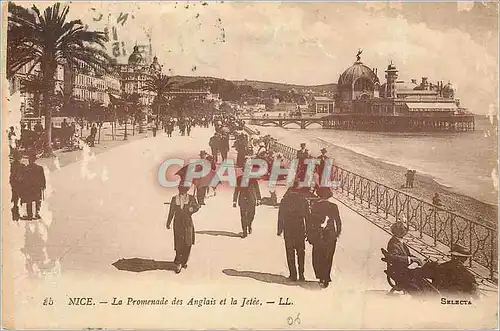 Cartes postales Nice Promenade des Anglais et la Jetee