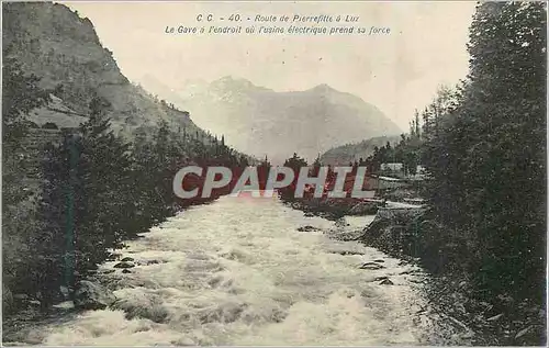Cartes postales Route de Pierrefitte a Luz