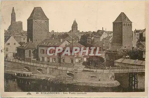 Cartes postales Strasbourg aux Pont Couverts