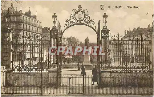 Cartes postales Dijon Place Darcy