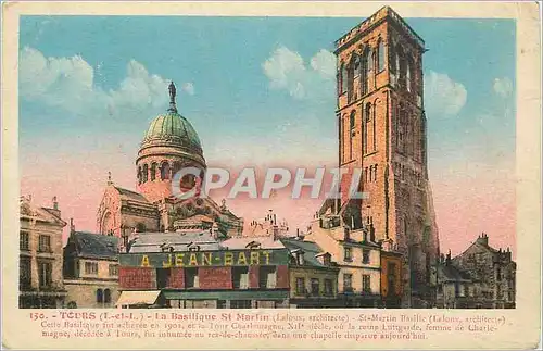Cartes postales Tours (I et L) La Basilique St Martin Jean Bart