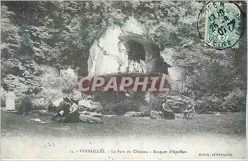 Cartes postales Versailles Le Parc du Chateau Bosquet d'Apollon