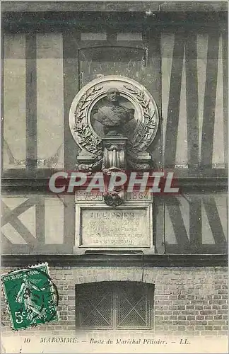 Cartes postales Maromme Buste du Marechal Pelissier