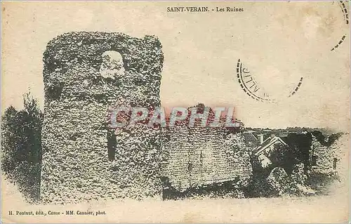 Cartes postales Saint Verain Les Ruines