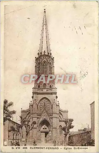 Cartes postales Clermont Ferrand Eglise St Entrope