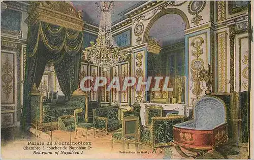 Cartes postales Palais de Fontainebleau Chambre a Coucher de Napoleon 1er