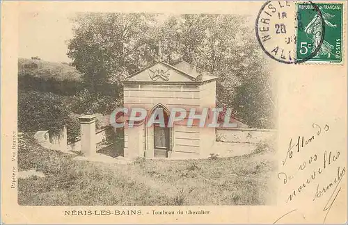 Ansichtskarte AK Neris les Bains Tombeau du Chevalier (carte 1900)