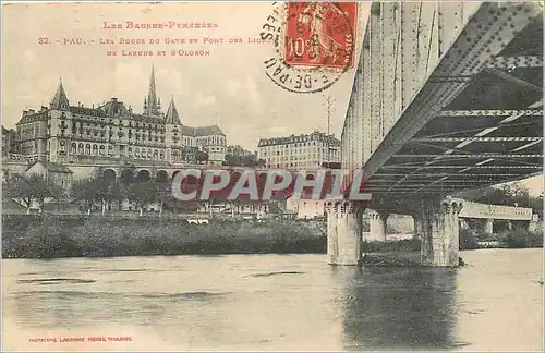 Cartes postales Pau Les Basses Pyrenees Les Bords du Gave et Pont