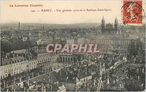 Cartes postales Nancy La Lorraine Illustree Vue Generale prise de la Basilique Saint Epvre