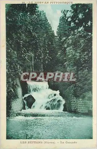 Cartes postales Les Settons (Nievre) La Cascade
