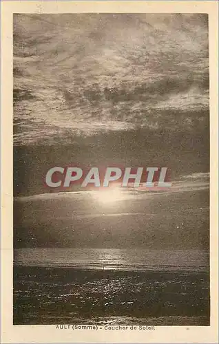 Cartes postales Ault (Somme) Coucher de Soleil
