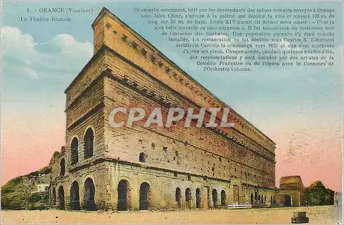 Cartes postales Orange (Vaucluse) Le Theatre Romain