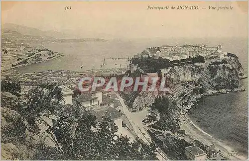 Cartes postales Principaute de Monaco Vue Generale