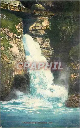 Cartes postales Trummelbach Unterster Fall