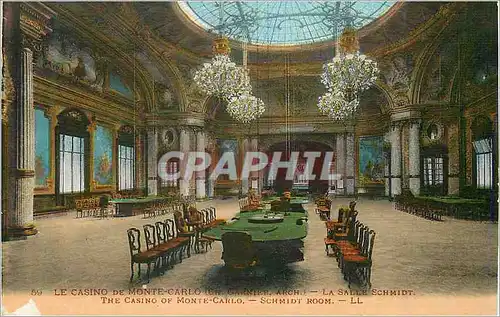 Cartes postales Monte Carlo Le Casino La Salle Schmidt