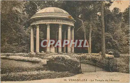 Cartes postales Versailles Le Temple d'Amour
