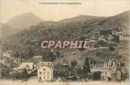 Cartes postales Royat L'Auvergne Pittoresque Le Paradis et le Puy de Dome