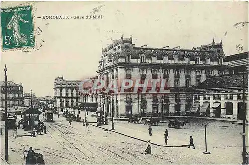 Cartes postales Bordeaux Gare du Midi
