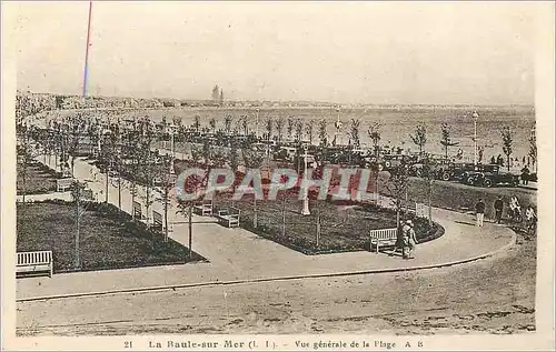 Cartes postales La Baule sur Mer (L I) vue Generale de la Plage