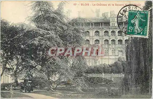 Cartes postales Blois le Chateau et le Square