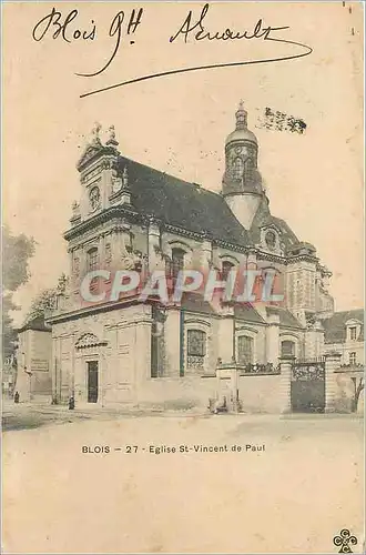 Cartes postales Blois Eglise St Vincent de Paul