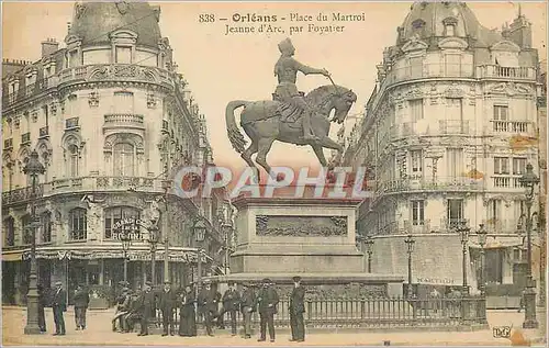 Cartes postales Orleans PLace du Martroi