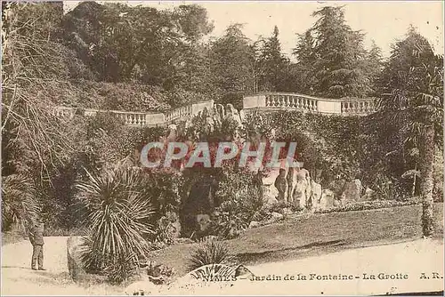 Cartes postales Nimes Jardin de la Fontaine la Grotte