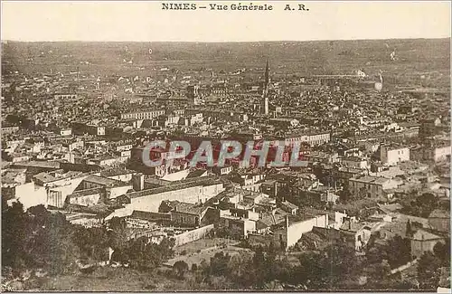Cartes postales Nimes vue Generale