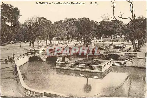 Cartes postales Nimes Jardin de la Fontaine