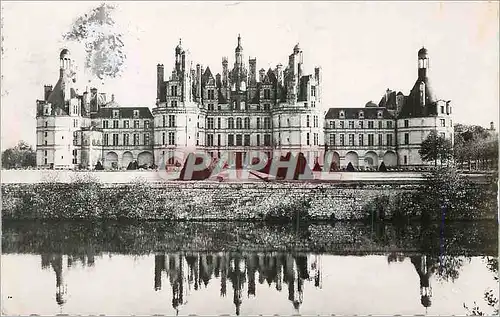 Cartes postales moderne Chambord (Loir et Cher) Le Chateau facade nord construit en 1519 par Francois Ier