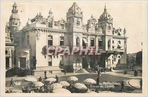 Cartes postales moderne Monte Carlo Entree du Casino