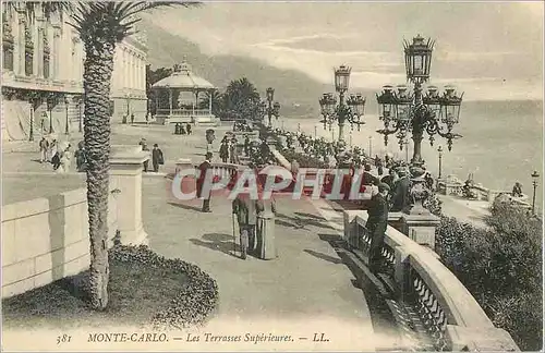 Cartes postales Monte Carlo Les Terrasses Superieures